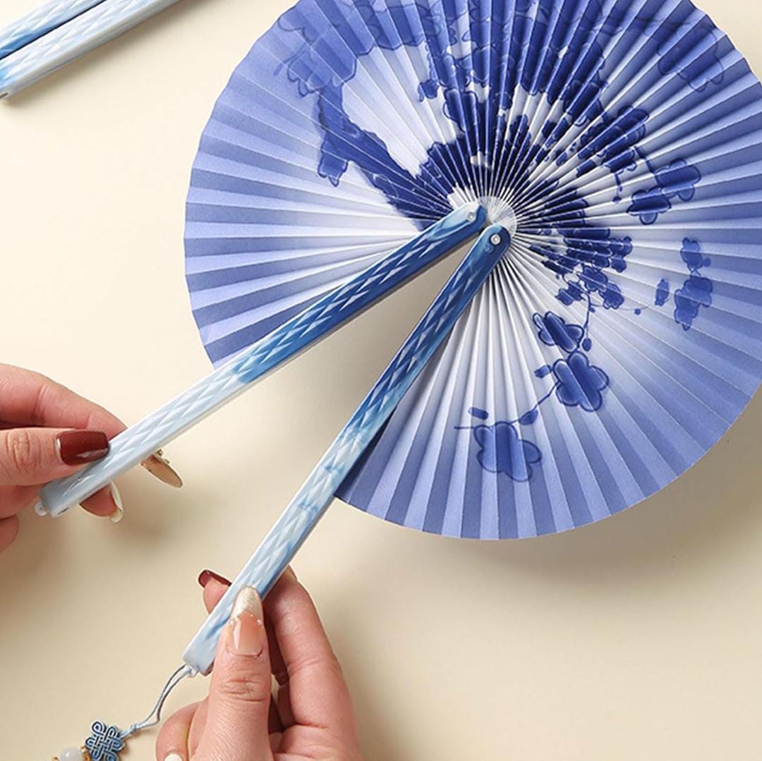 Round Foldable Fans