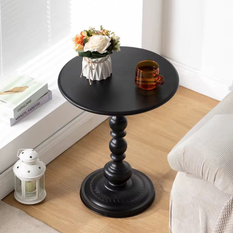 Modern Iron Frame Accent Side Table
