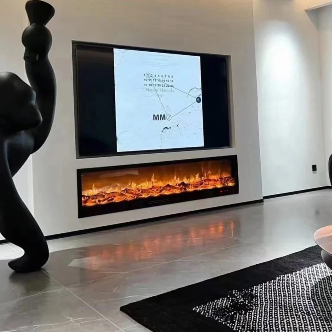 Vintage Nordic 3D LED Electric Fire Place