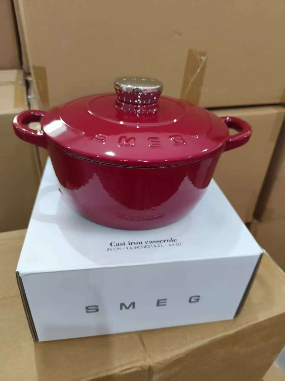 SMEG Casserole Cast Iron