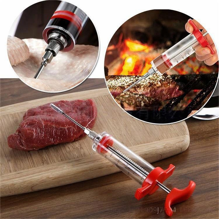 BBQ Marinade meat injector kit