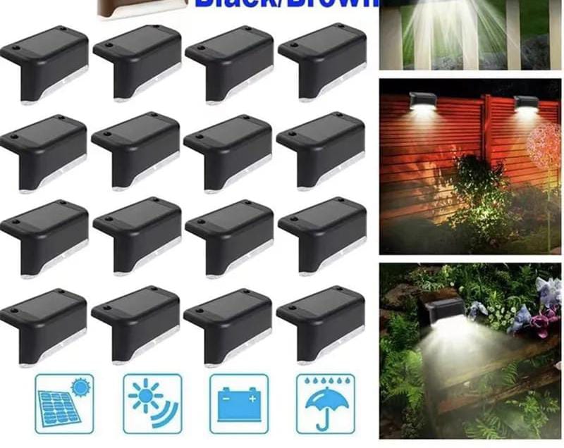 8 piece solar lights
