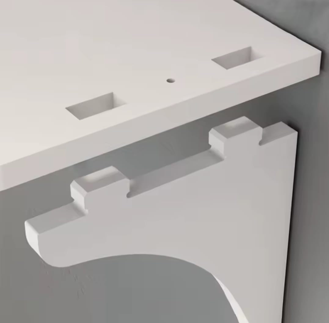 Wall mount floating shelf storage for home, office. Home router storage wall artifact set top box