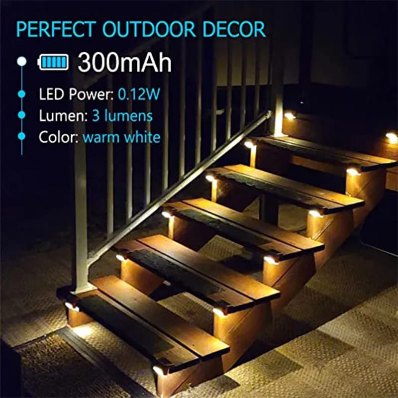 8 piece solar lights