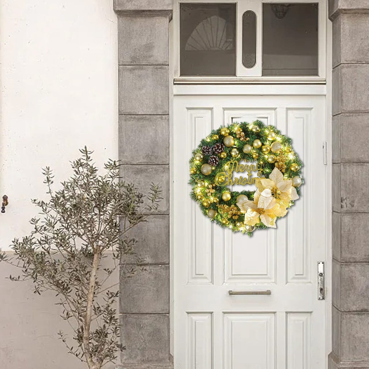 Christmas Door Wreath Decor