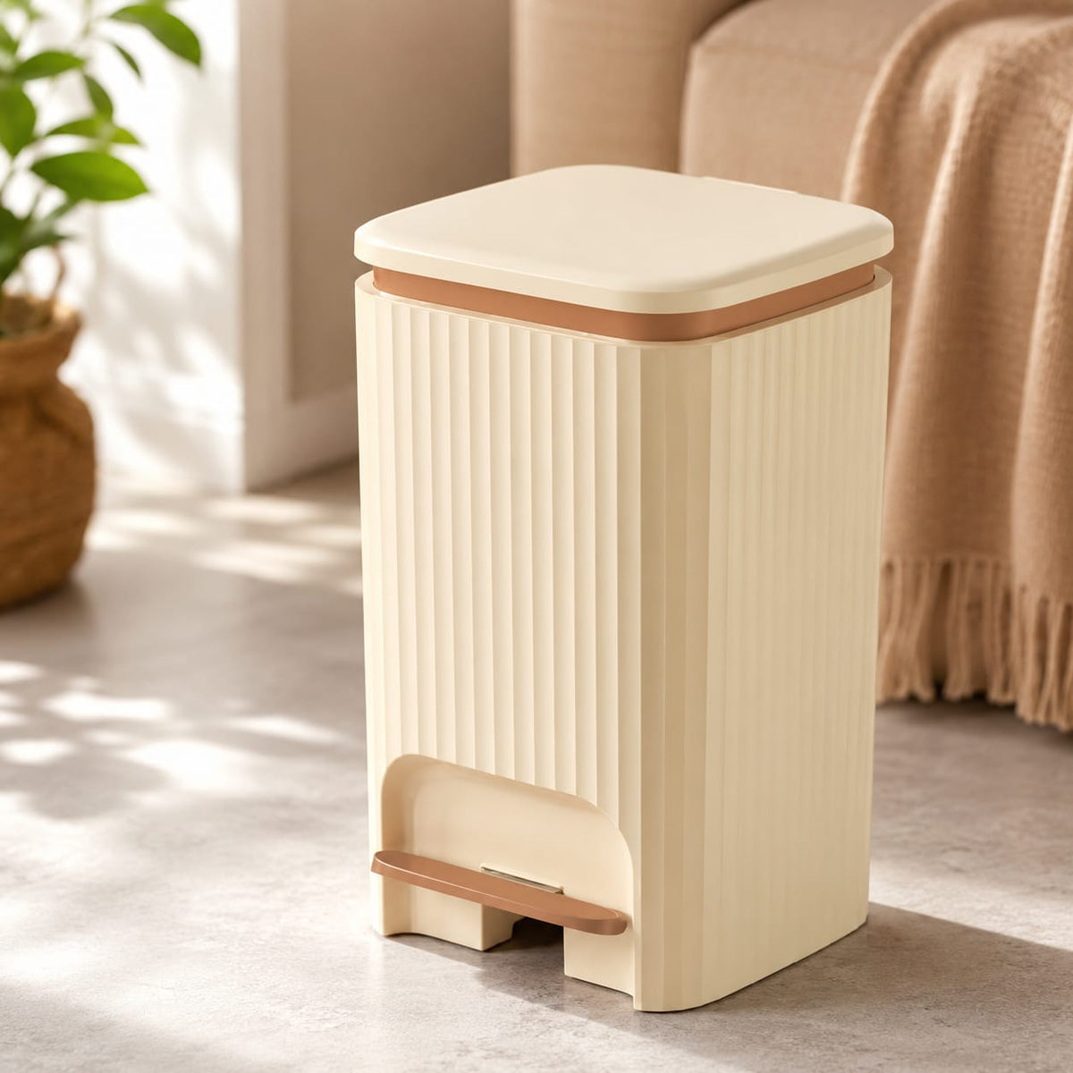Foot Pedal dustbin/trash can.