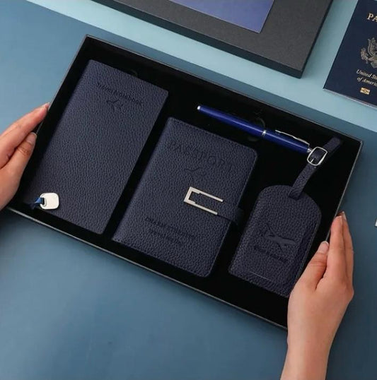 4pc Exquisite travel set accessories with gift