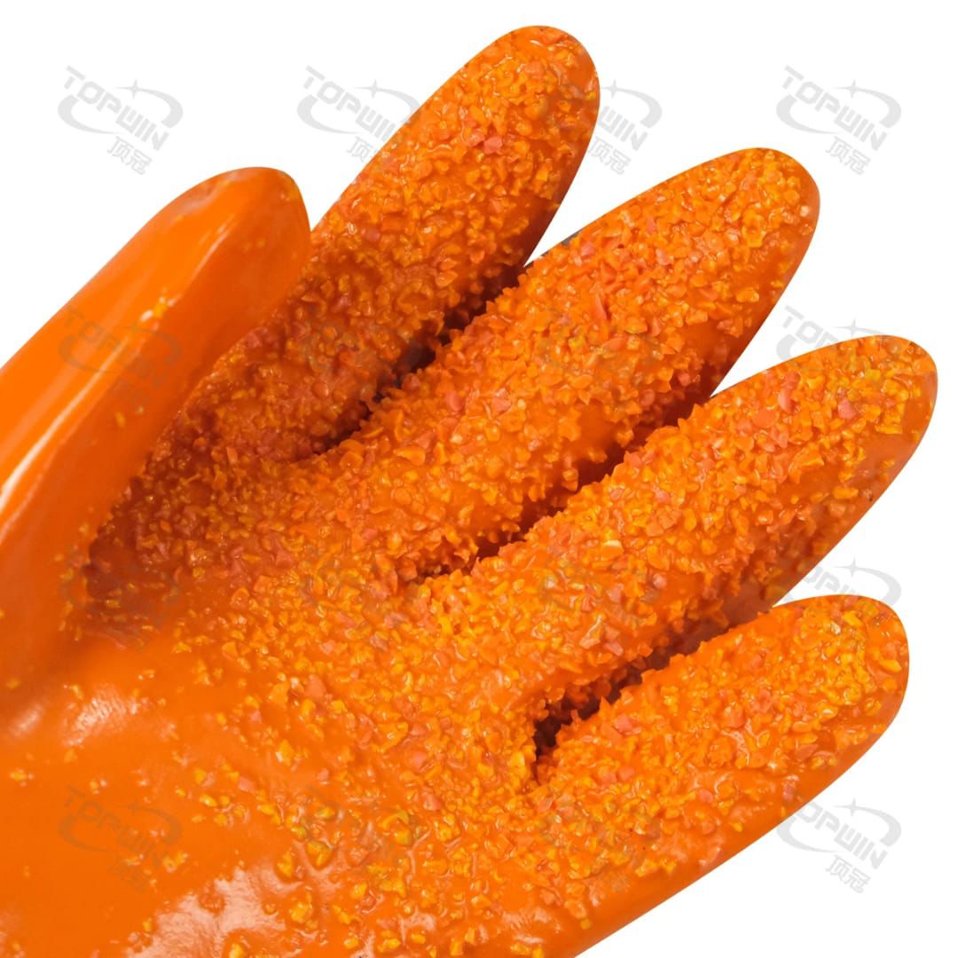 A pair of hard silicone latex studded gloves