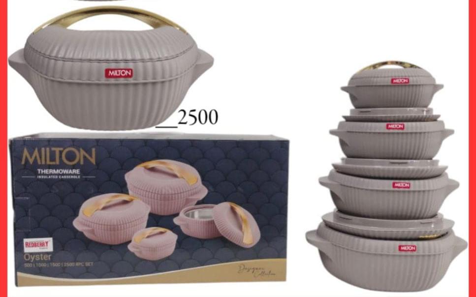 REDBERRY PREMIUM RANGE 
PLASTIC  DESIGNER HOTPOT  MILTON - OYSTER