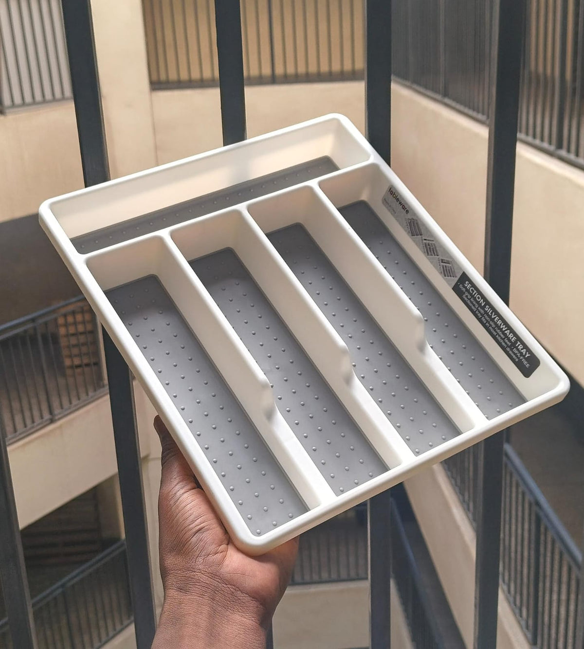 Plastic Non Expandable cutlery drawer organizer