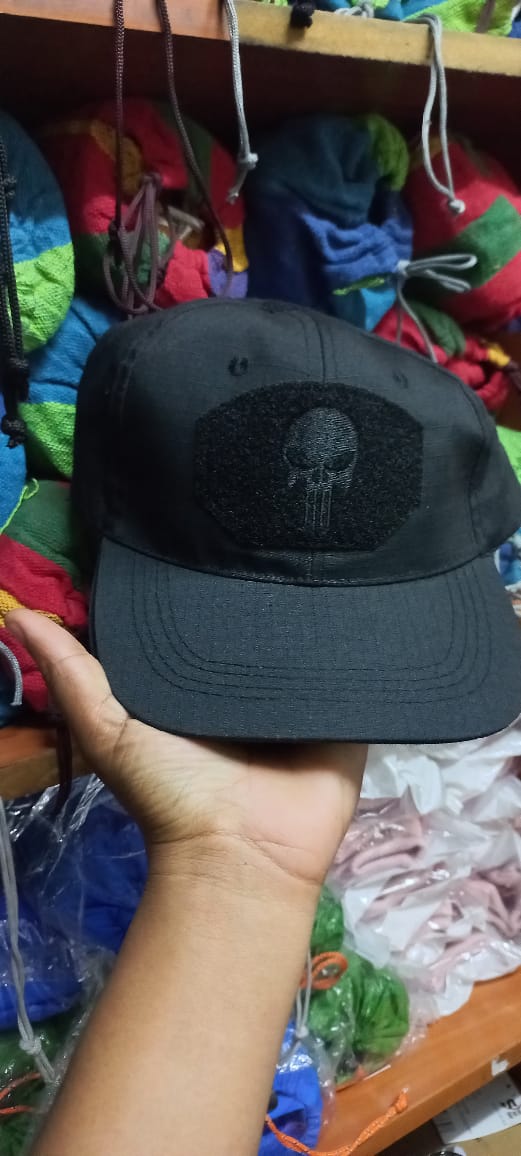 Camo Punisher Baseball Cap