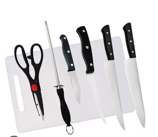 7 pcs kitchen knife set