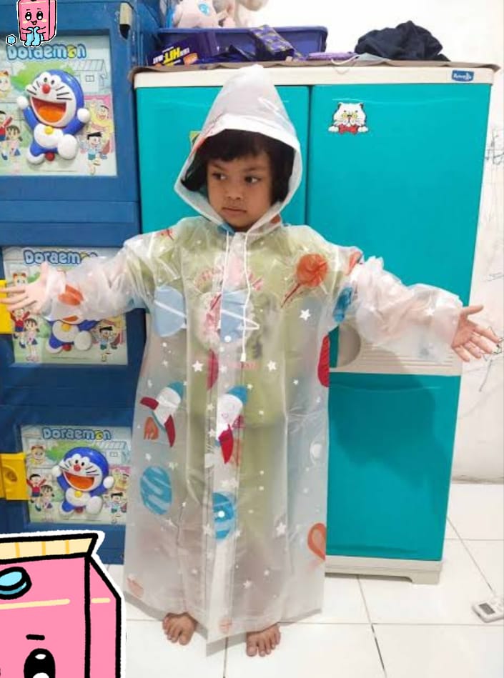 Full print/ floral rain coats for both kids & adults