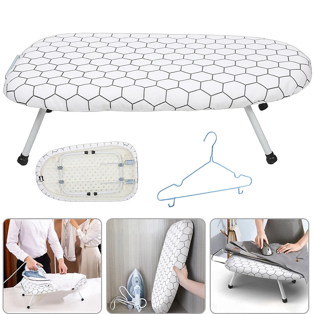 Foldable mini ironing board