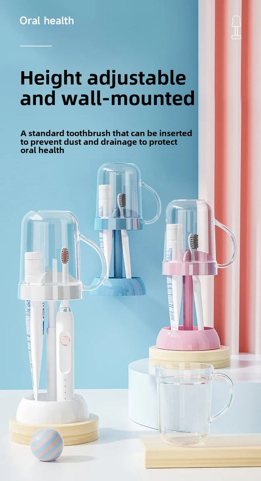 Toothbrush Holder With Gargle Cup