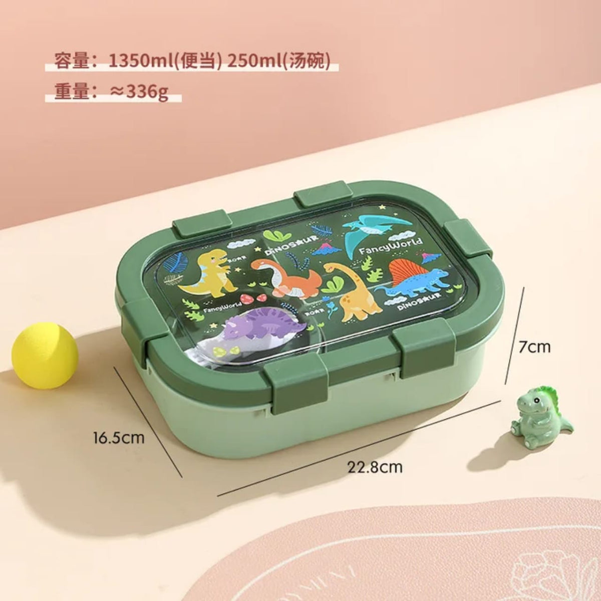 4-Compartment Bento Lunch Box