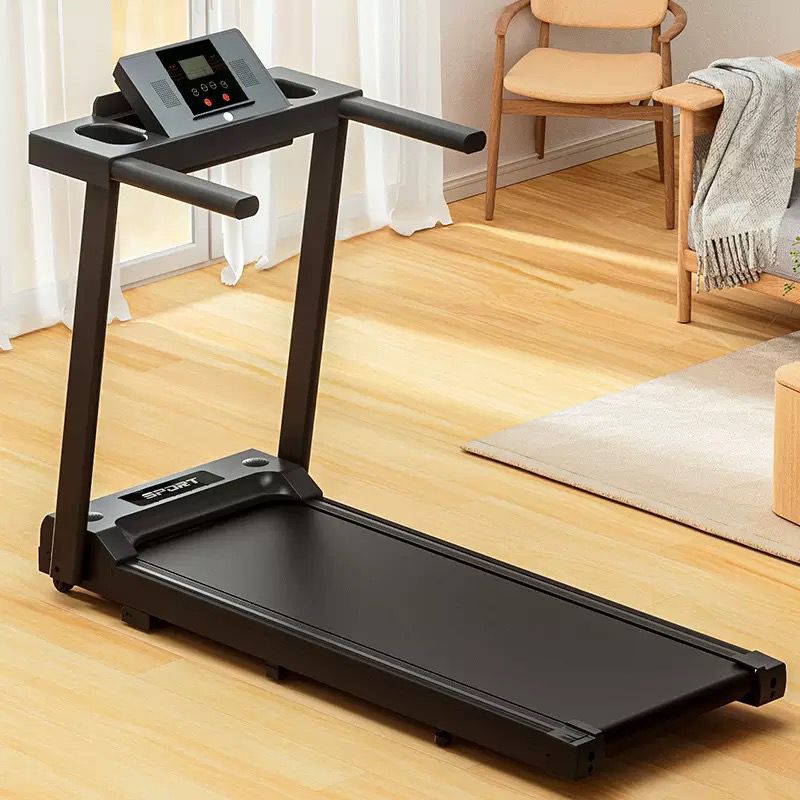 New Foldable Walking Pad / Treadmill With Bluetooth connectivity, manual incline option, and safety hand bars