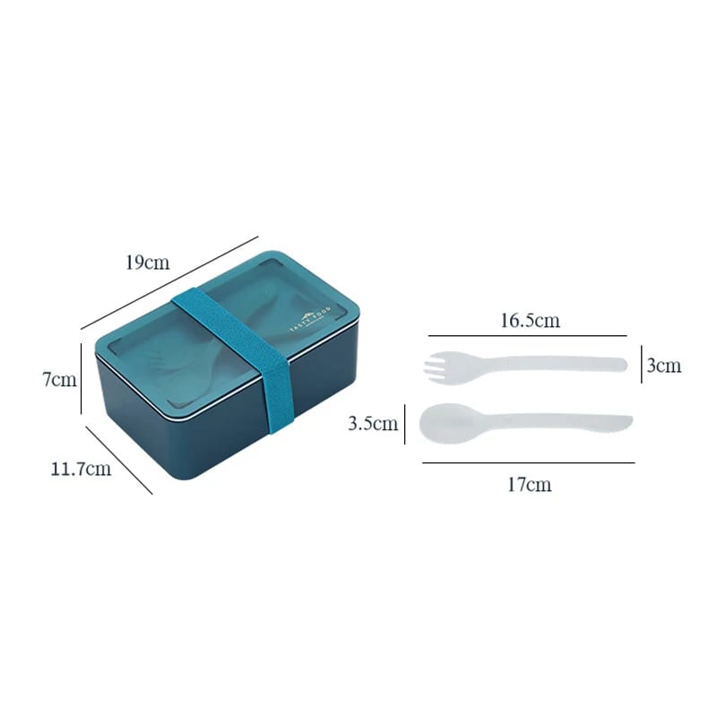 High-quality microwaveable large-capacity leak-proof student lunch box food-grade food container