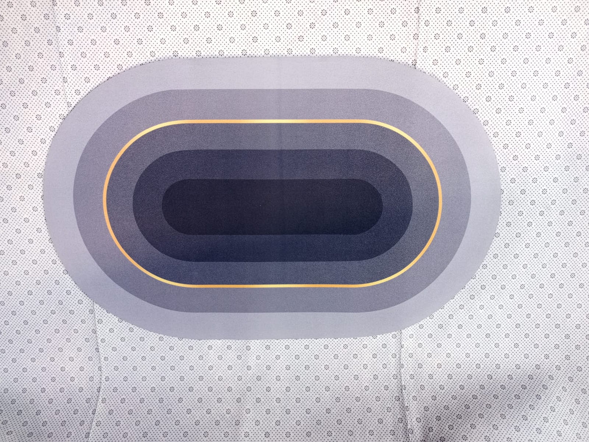 Super Absorbent oval rubber Mat