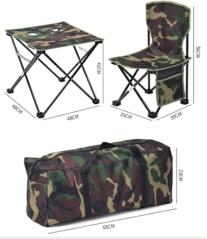 Portable camping set