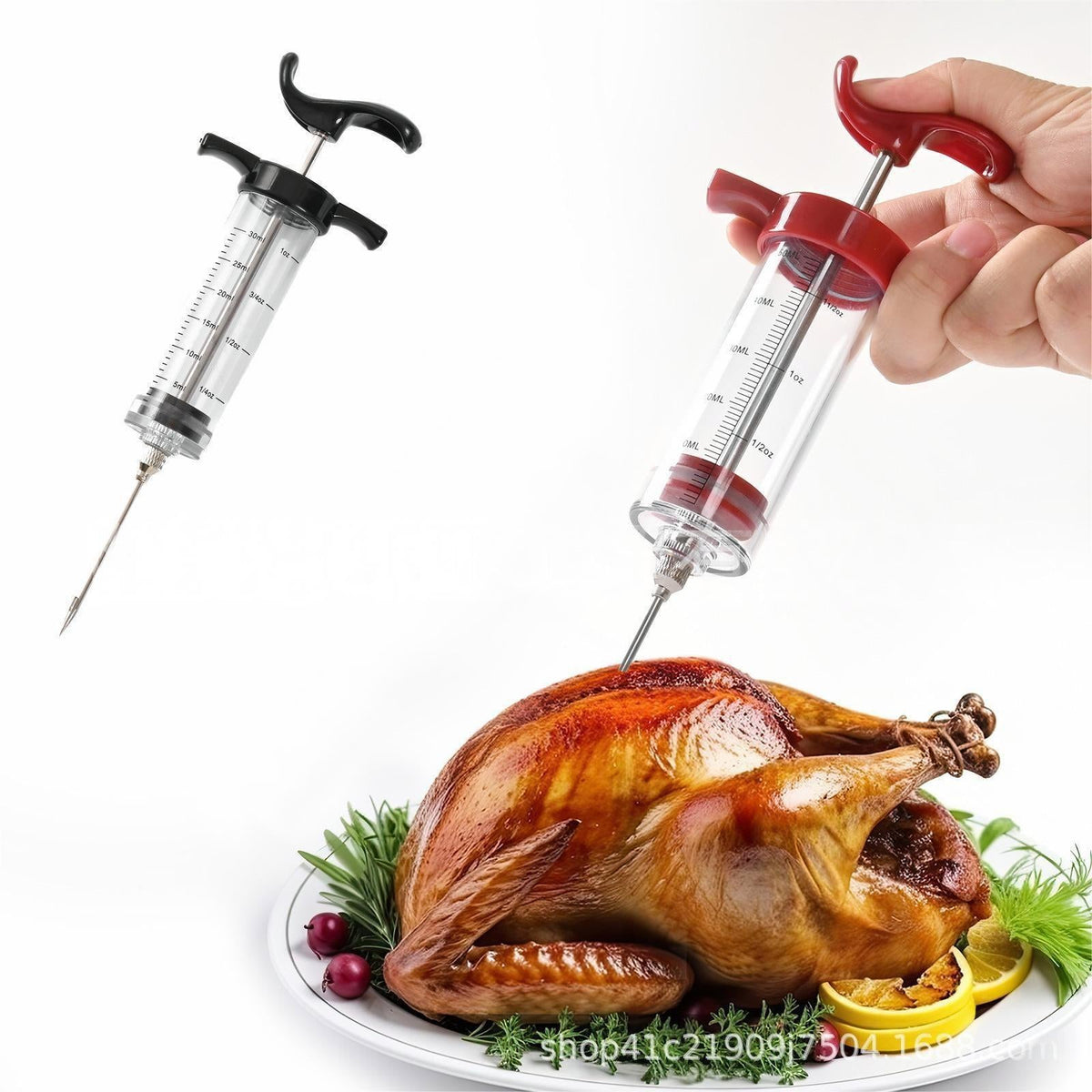 BBQ Marinade meat injector kit