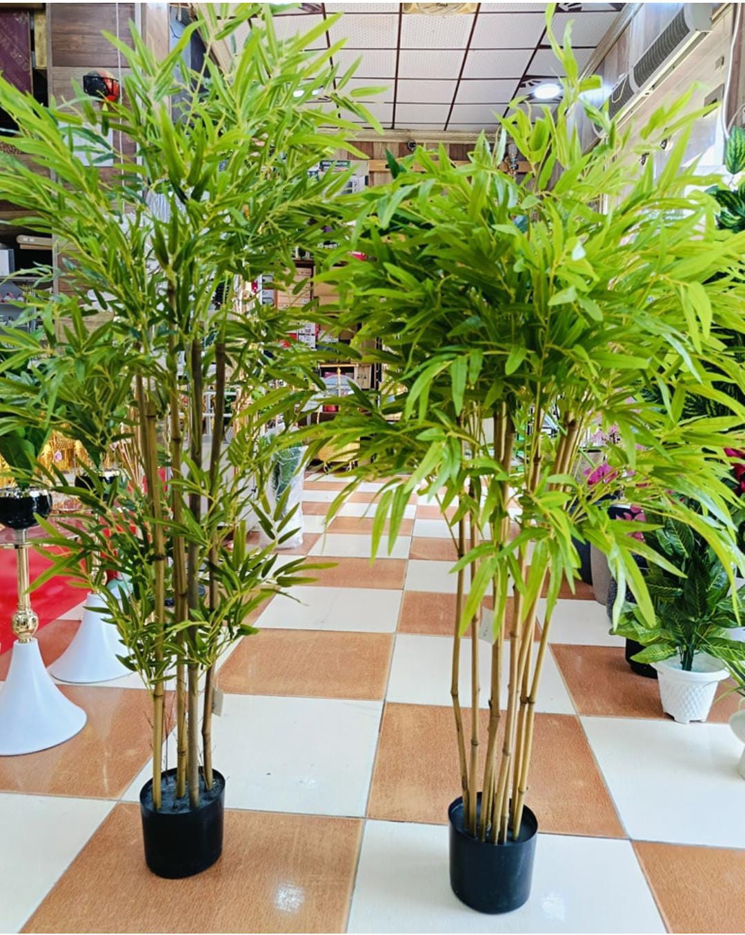 High Quality Faux Indoor Artificial Bamboo Plant, Green Plant for Living Room, Indoor, Home, Garden, Floor, Decorations