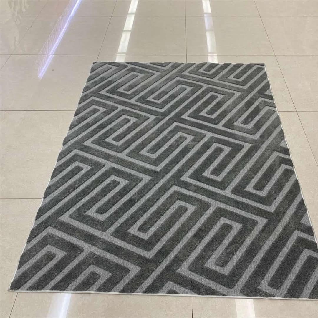 Modern microfiber pattern carpets