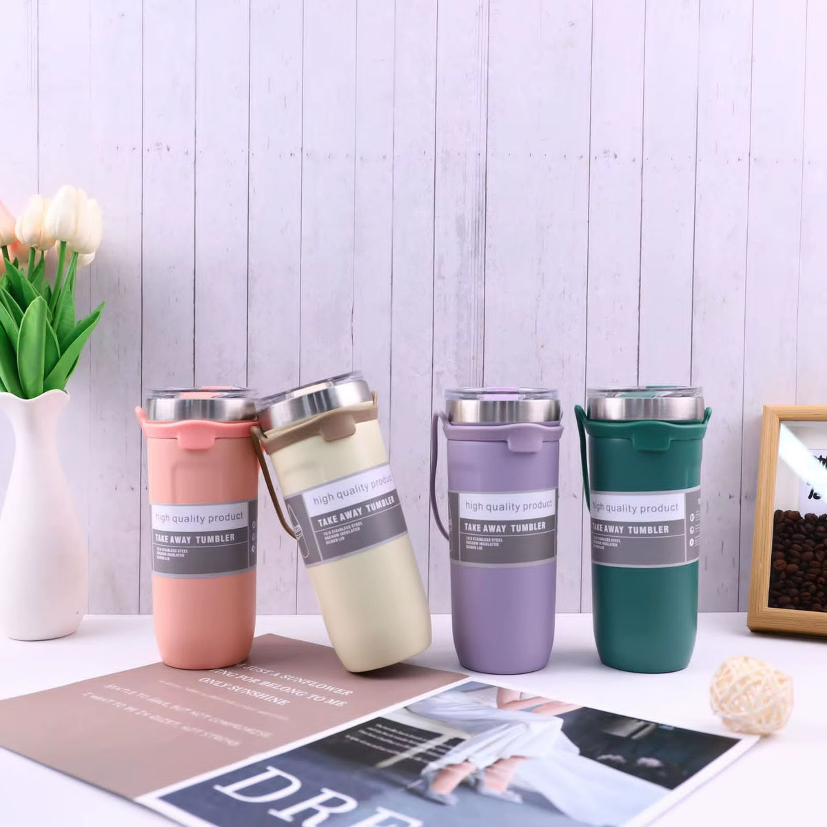 Vacuum Insulated coffee tumblers / Mugs