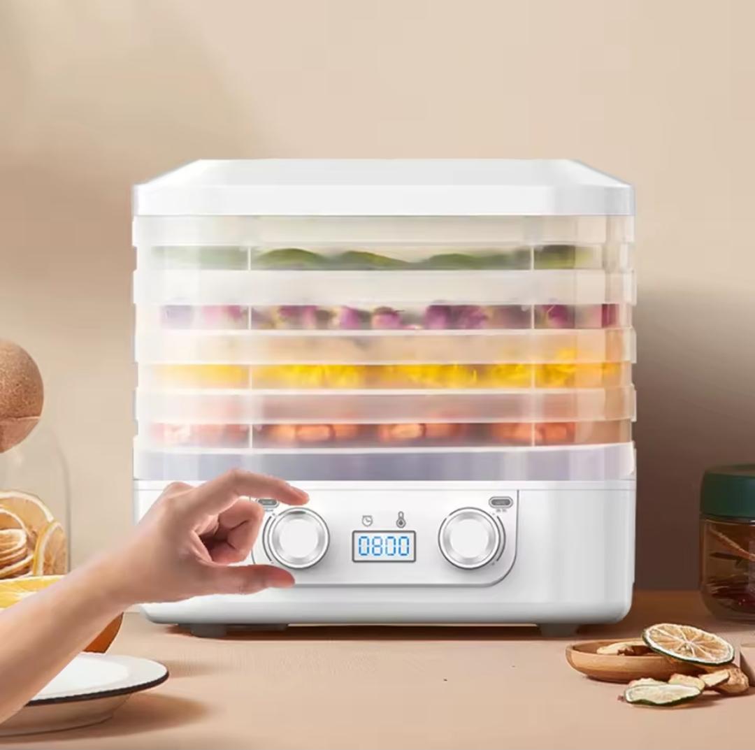 5 Layer Food Dehydrator
5 Spacious, Stackable Drying Layers