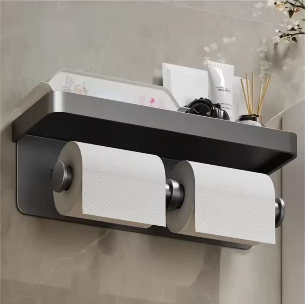 Double Roll Wall-Mounted Paper