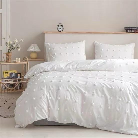 Tufted design duvet covers
