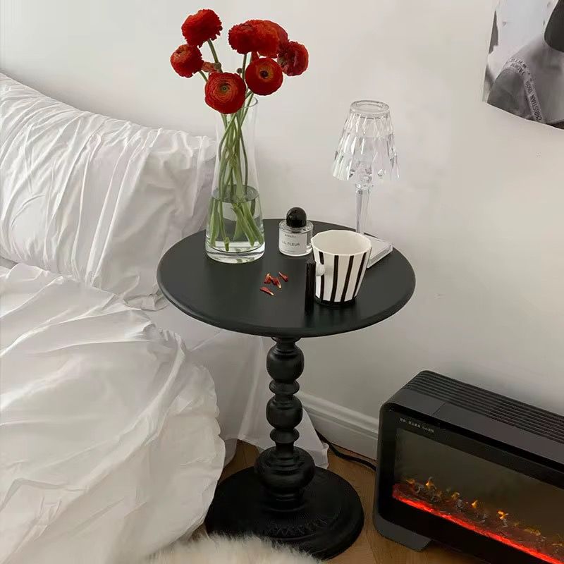 Modern Iron Frame Accent Side Table
