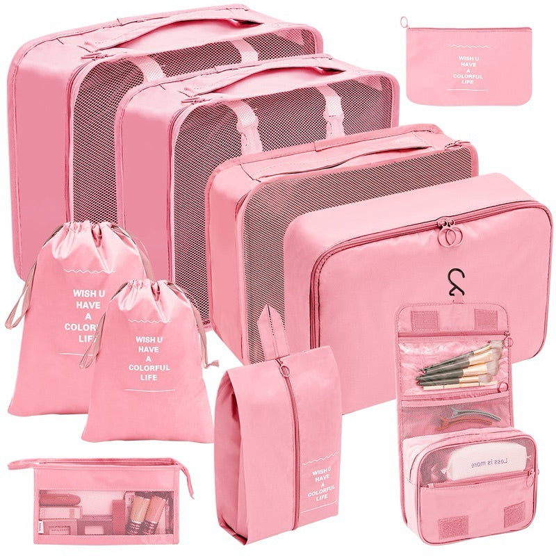 10pcs Luggage Travel Organizers For Suitcase