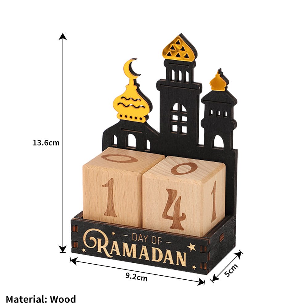 Ramadan Countdown Calendar Blocks/Ramadan decor