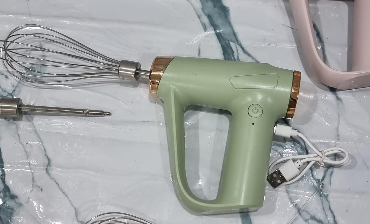 RECHARGEABLE WIRELESS Hand held egg beater whisk